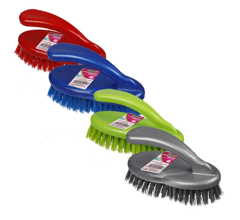 Plastic Scrubbing Brush 14cm