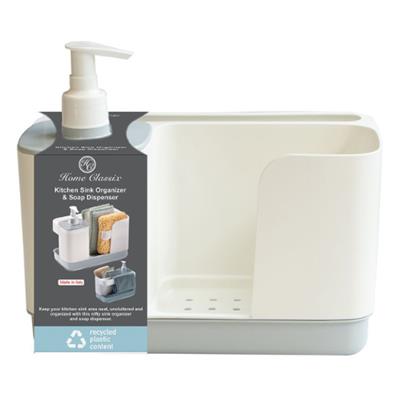 Home Classix Kitchen Sink Organizer & Soap Dispenser