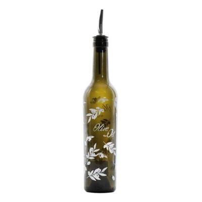 Consol Olive Oil Bottle Antique Green 375ml