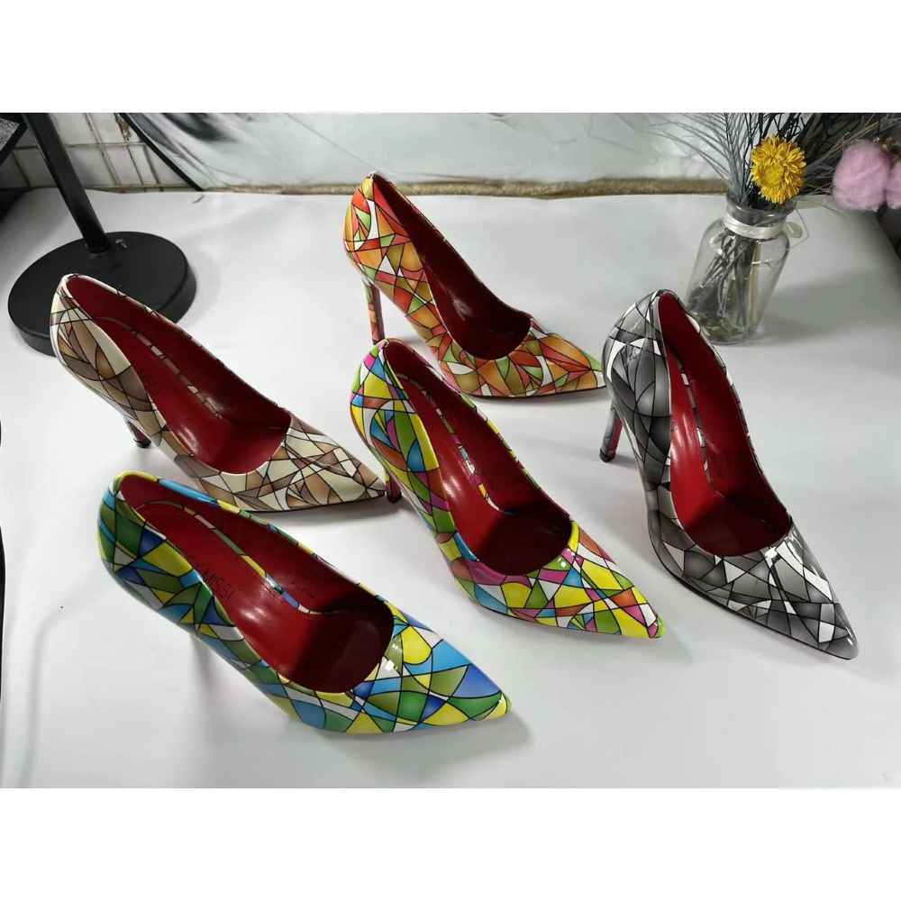 Match African Print Ladies Pumps
