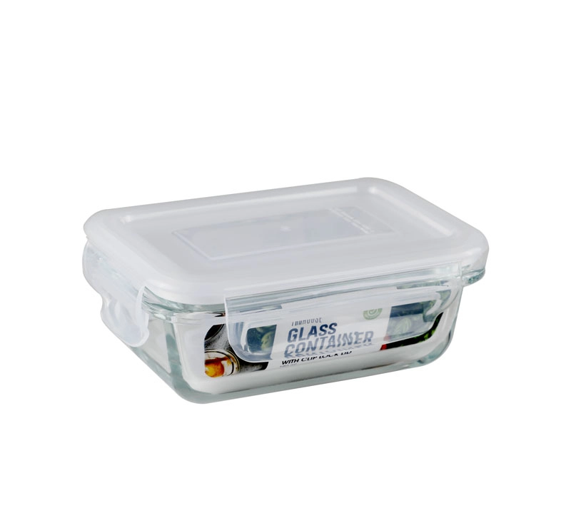 Glass Container With Plastic Lid