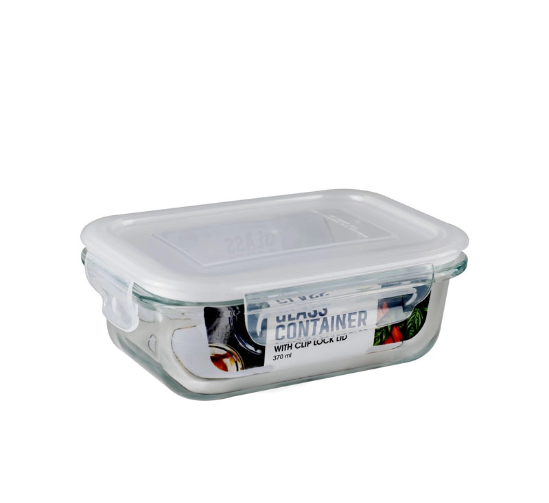 Glass Container With Plastic Lid