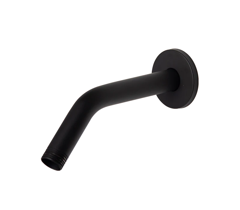 LMA Branded 16cm Wall-Mounted Round Shower Arm with Flange