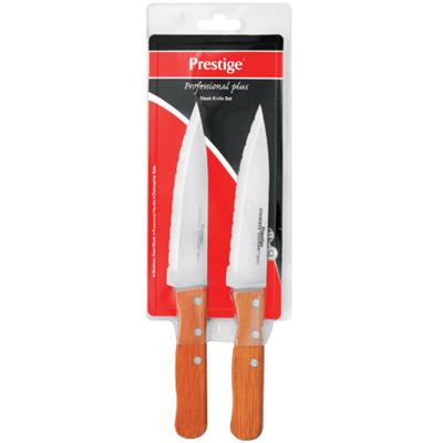 Prestige Steak Knife Wood Handle 2pc