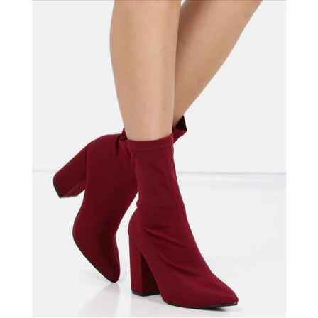 Chunky Heel Ankle Boots