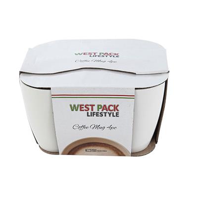 Aqua Mug 14oz 4pc with West pack Logo