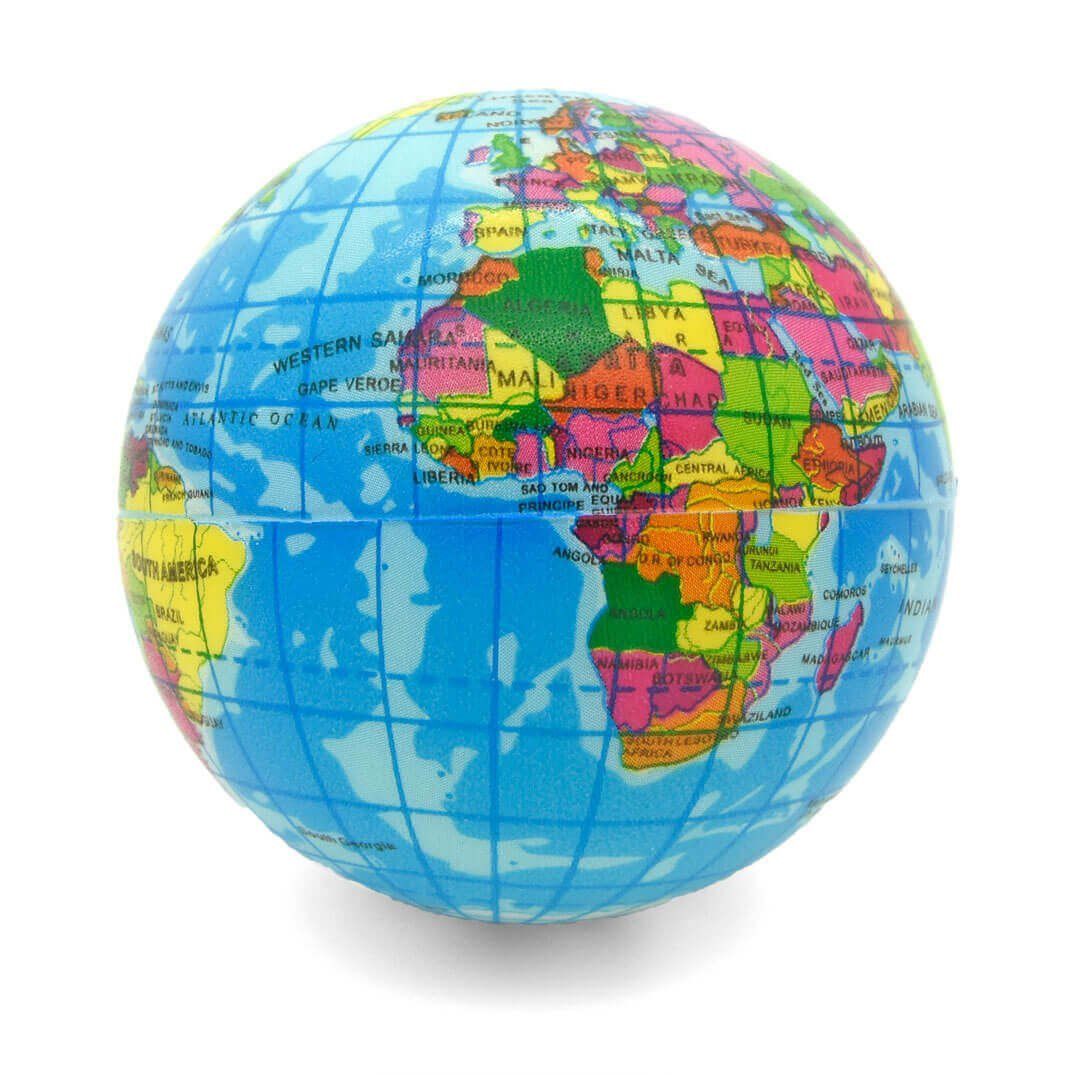 Aankopen - Stress Ball - Earth World Globe - 2 Pack - 10 cm