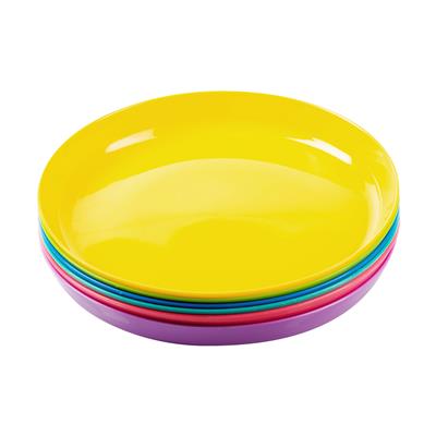 Contour Housewares Kiddies Rainbow Plates 6pc