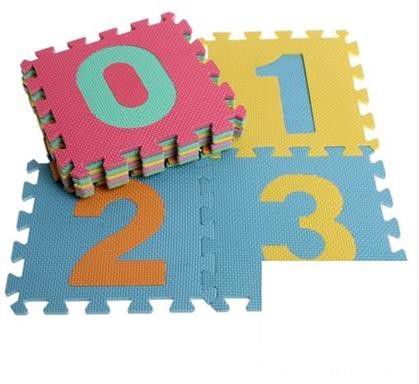 Educational EVA Numbers Floor Mat 10 Piece Edition