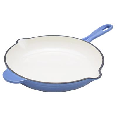 Aqua Fry Pan Cast Iron Blue 45cm