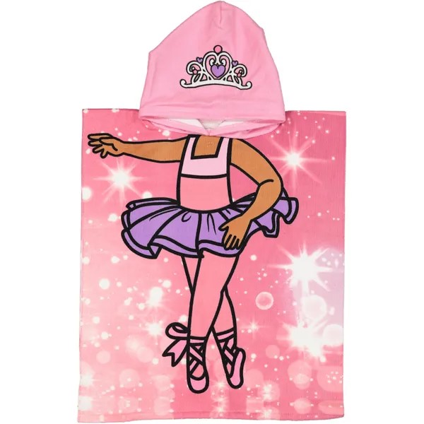 Ballerina hooded beach towel