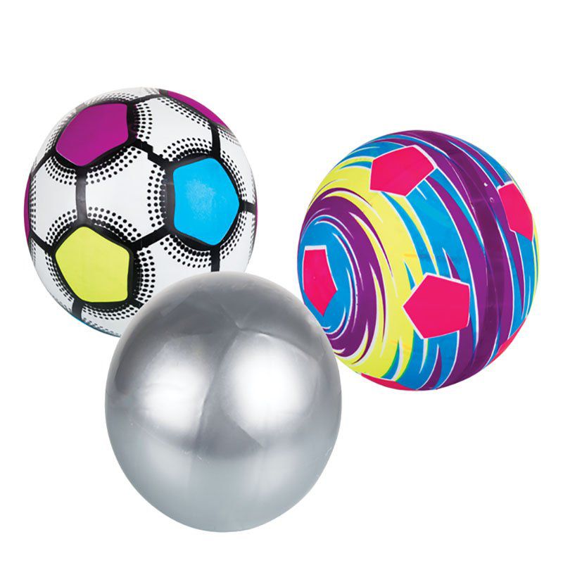 Plastic Foot Ball 20cm (6 Pack)