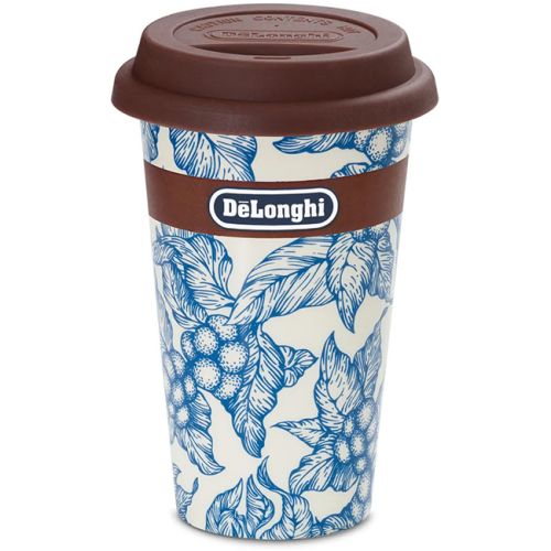 DeLonghi Double Walled Ceramic Travel Mug, 300ml