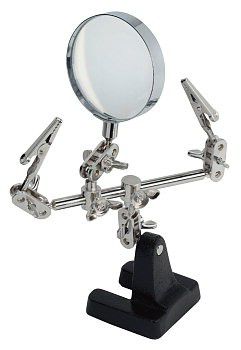 Helping Hands with Magnifying Glass - Essential Tool