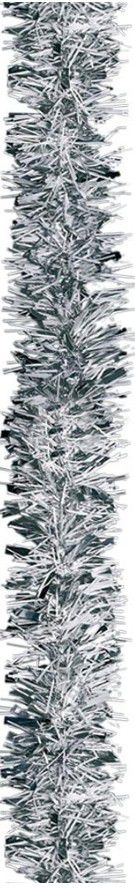 Indoor 2m Shiny Tinsel - Silver
