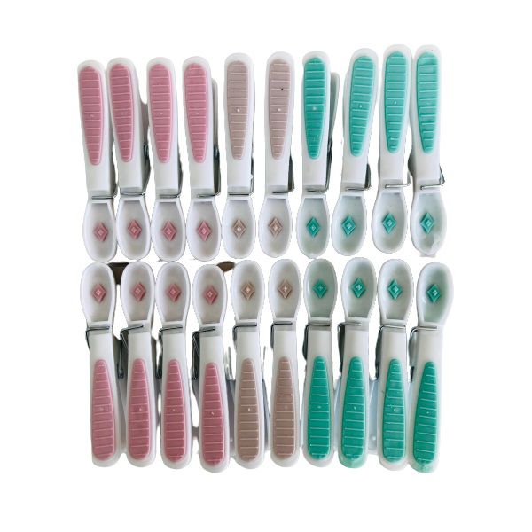 Plastic Washing Pegs - Pastel (20 Piece)