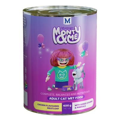 Montego - Monty & Me Monty & Me Adult Cat Essential Wet Food 400g