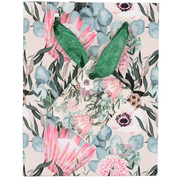 Floral gift bag