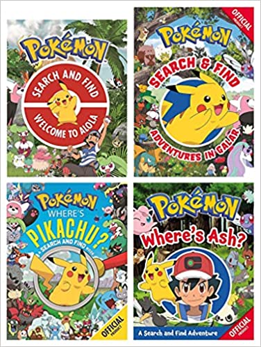 Pokémon Search and Find 4 Book Pack