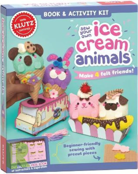 Sew Your Own Ice Cream Animals