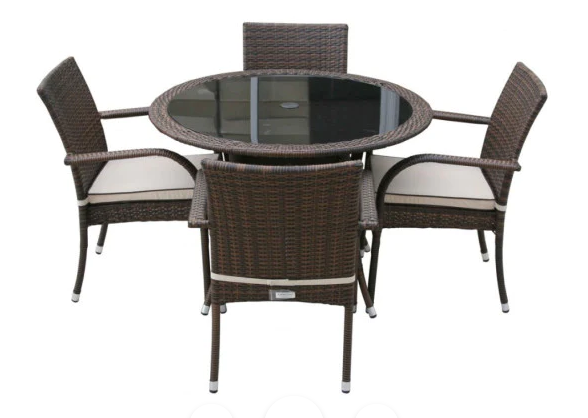 Outdoor Furniture - Table & 4 Chair Set