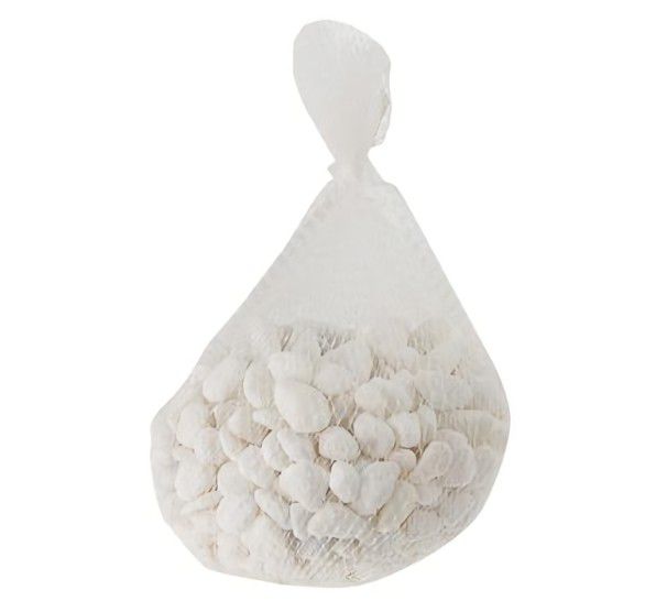 Bulk Pack 8 X River Stones 1kg, White