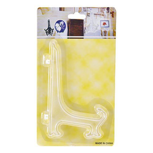 Bulk Pack 18 X Plate Stand - Transparent Plastic