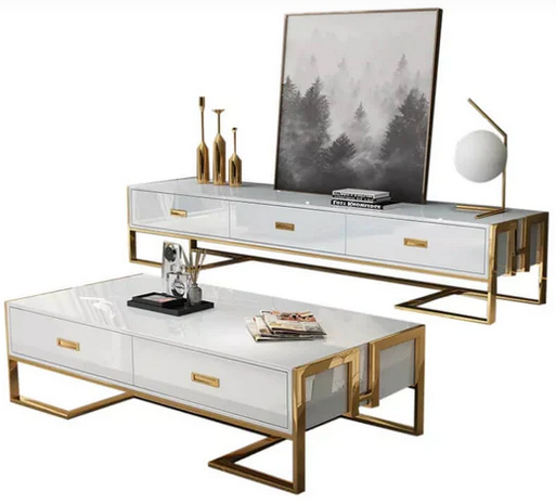 Coffee Table & TV Unit Set - Pasha